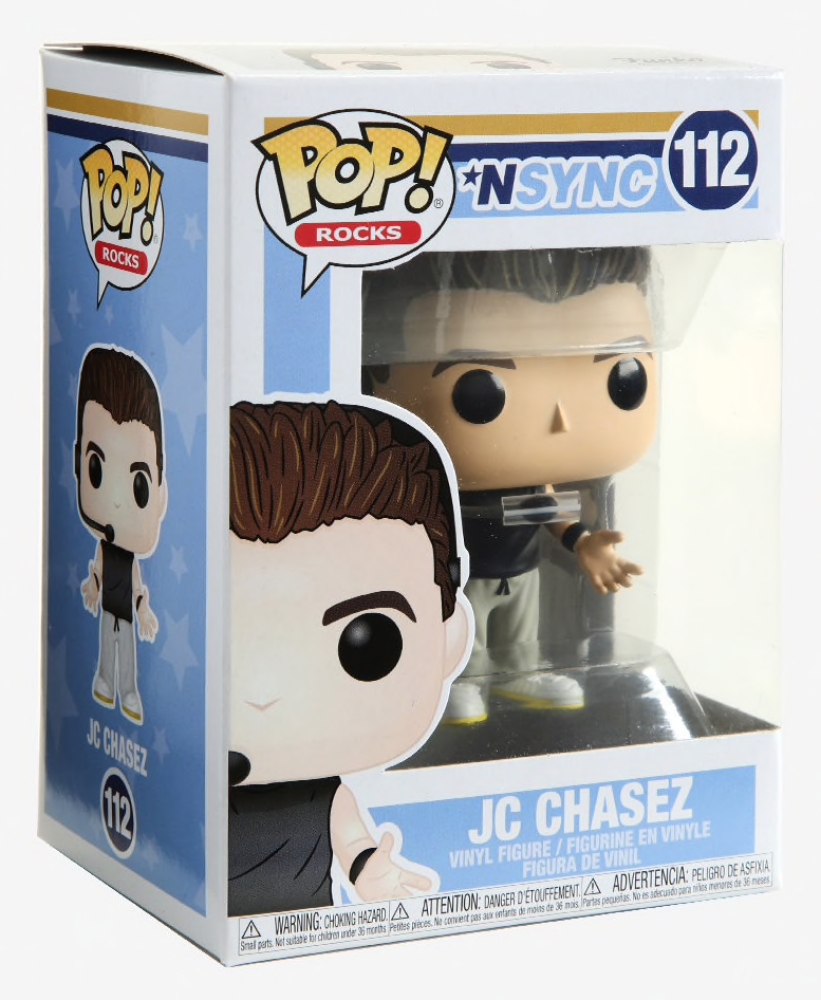 NSYNC Funko Pop Rocks JC Chasez Vinyl Figure Item 34540 Funko